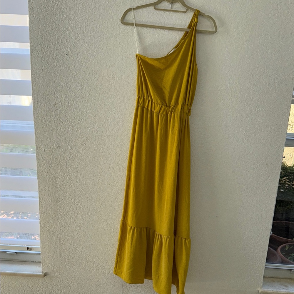 Rolla Coster Yellow One-Shoulder Dress